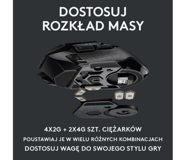 Logitech G502 Lightspeed HERO - 496237 - zdjęcie 11